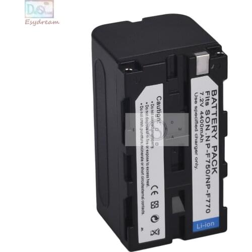 F750 NP-F750 NP-F770 F730 4400mAh Battery for SONY DCRVX2100 HDRFX1 HDRFX7 HD1000U HVRZ1U PM091
