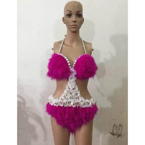 Carnival feather headwear for girls party dancing performance female clothes bow hair headdress dance feather headpiece costume