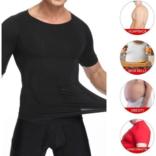 Men Slimming Body Shaper Belly Control Shapewear Man Shapers Modeling Underwear Waist Trainer Corrective Posture Vest Corset