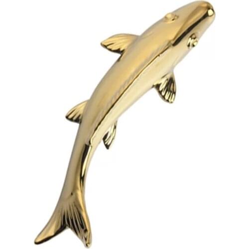 Nordic creative ceramic lotus leaf fish hanging decoration living room hotel home decoration porch wind wall decoration