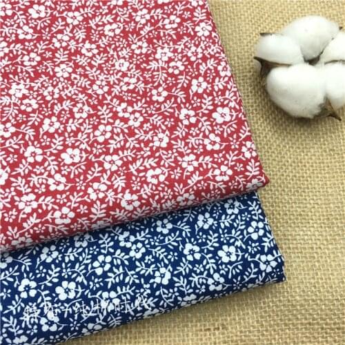 Small Floral Printed Cartoon Kids Twill Cotton Fabric,Patchwork Cloth,DIY Sewing Quilting Fat Quarters Material For Baby&Child