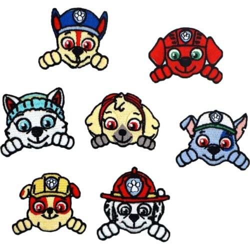 SMALL CUTE kindergarten cat DOG deer Patch Embroidered Patches for Clothes with IRON ON BACKING