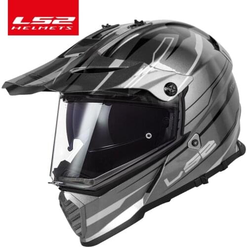 LS2 PIONEER EVO motocross helmet double lens ls2 mx436 off-road motorcycle helmet capacete casco casque