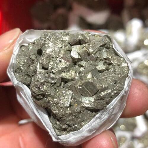 Natural pyrite raw stone without any processing, natural beauty, natural beauty