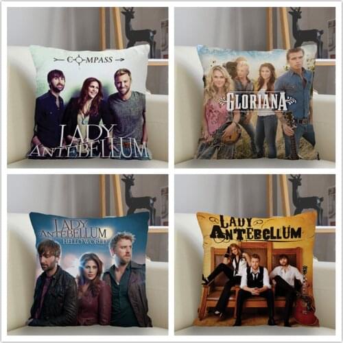 Musife New Custom Lady Antebellum Pillowcase Sofa Decorative Cushion Cover Pillowcase Home Decor Drop Shipping Wholesale