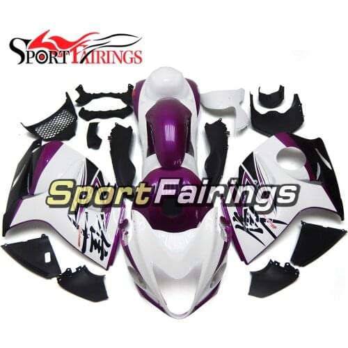 Fairings For Suzuki GSXR1300 Hayabusa Year 08-16 2008 2009 2012 2014 2016 ABS Motorcycle Fairing Kit Injection Purple White Cowl