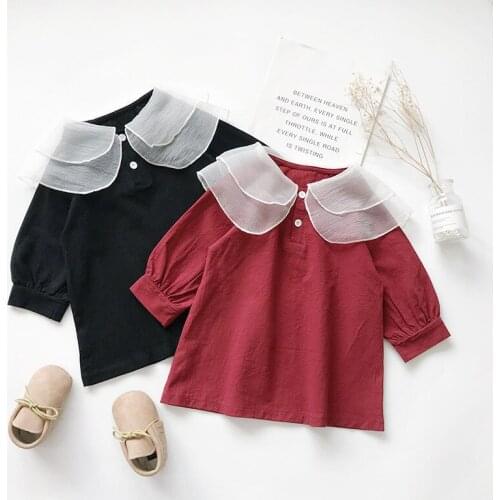 Girls Long Sleeve Dress Baby Girls Spring Autumn Casual Sweet Lovely Lantern Sleeve Solid Color Dresses Girls Princess Dress