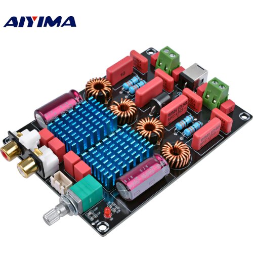 AIYIMA Professional Mini Amplificador Audio Amplifiers Board TPA3116 2.0 Dual Chip Digital Power Amplifier 100W For Home Theater