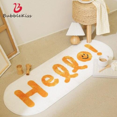Bubble Kiss Cartoon Bedside Carpets For Kids Room Fluffy Soft Home Bedroom Area Floor Rugs Thicken Lamb Wool Decor Non- Slip Mat