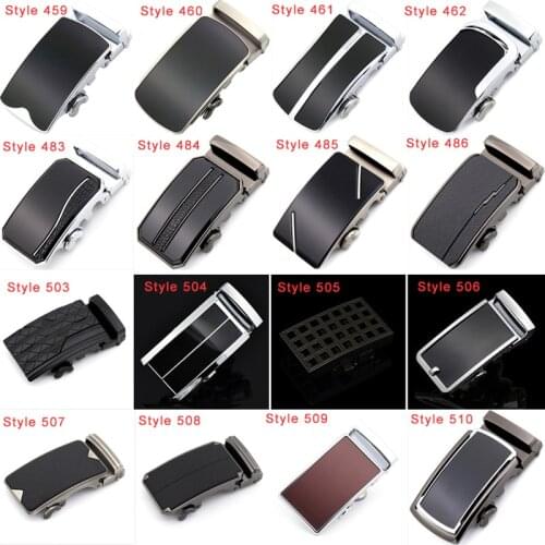 3.5cm Width New Fashionable Automatic Buckle Waistband Ratchet Real Genuine Leather Belts For Mens