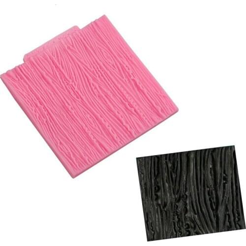 Food Silicone Cake Mold DIY Tree Bark Texture Wood Shape Fondant Chocolate Tray Mould Maker Mold Kitchen Tool Accessories Gadget