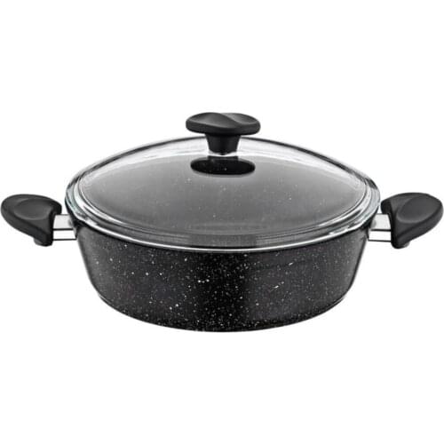 Vilma 26 Cm Tattoo Karnıyarık Pots Black Kırçıl