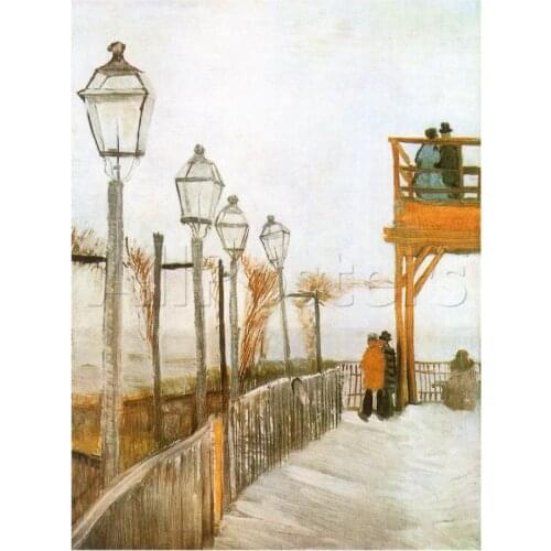 High quality Vincent Van Gogh modern art Enjoying the View Oil paintings reproduction hand painted