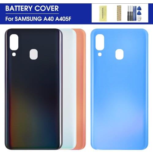 For Samsung Galaxy A40 2019 Back Cover Battery Case Rear Door Housing Cover Replacement for Samsung A 40 A405 A405F SM-A405