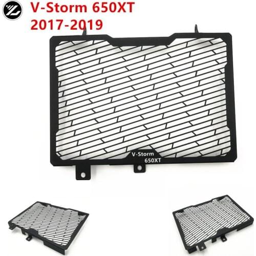 For SUZUKI Vstrom V-STROM 650XT 650 XT 2017 2018 2019 Motorcycle Radiator Grille Cover Guard Stainless Steel Protection
