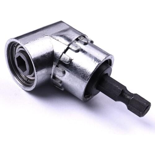 1/4'' Hex Shank 105 Degree Angle Screw Driver Adjustable Hex Screwdriver Bit Extension Adapter for Power Drill Accessories