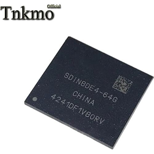 1PCS 2PCS 5PCS 10PCS SDIN8DE4-64G BGA-153 SDIN8DE4-64 BGA153 8DE4-64G EMMC 64GB flash chip New and original