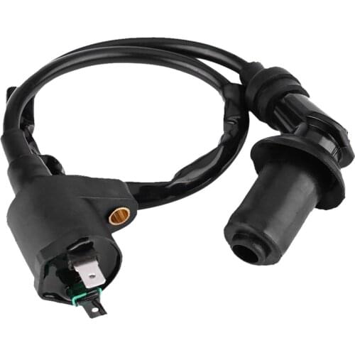 1 pcs 450mm / 17.71in Black Plastic Metal Ignition Coil for GY6 50CC 125CC 150CC Engine Motorcycle Dirt Bike Scooter Moped