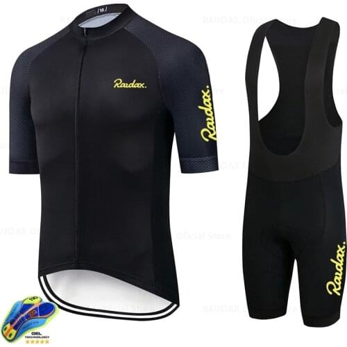 Raudax-Conjunto de Ropa para Ciclismo, triatlón, transpirable, Verano, 2021