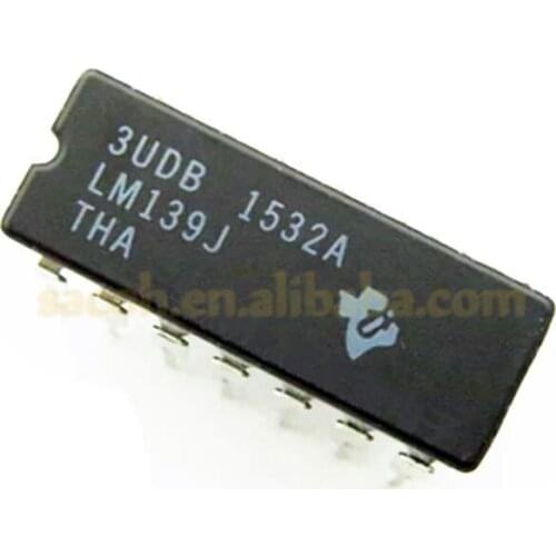 5PCS/lot New OriginaI LM139J or LM139JB or LM139AJ or LM139AJB CERDIP-14 Quad voltage comparator