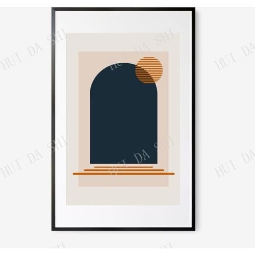 Architecture Print, Contemporary Art Print, Abstract Building Art, Teal Print, Minimal Art, Gallery Wall Art, Modern Art