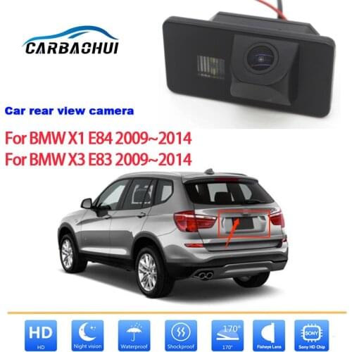 For BMW X1 E84/ X3 E83 2009-2014-2020 Car Rear View Reverse Backup Camera CCD full HD Night Vision Waterproof high quality RCA
