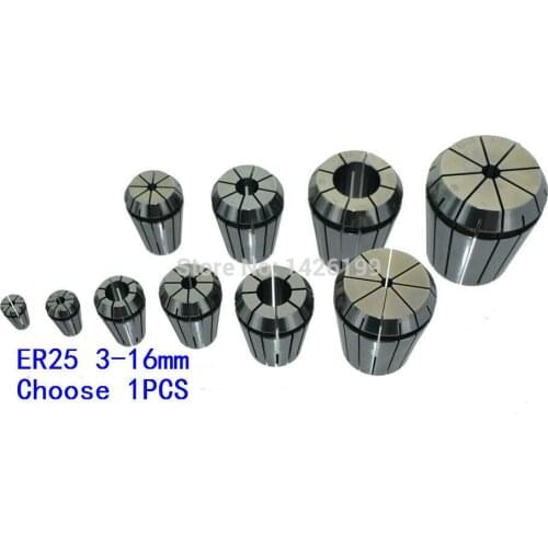 Free Shipping 1PCS for Choose ER ER25 Collet Chuck for Spindle Motor Engraving/Grinding/Milling/Boring/Drilling/Tapping