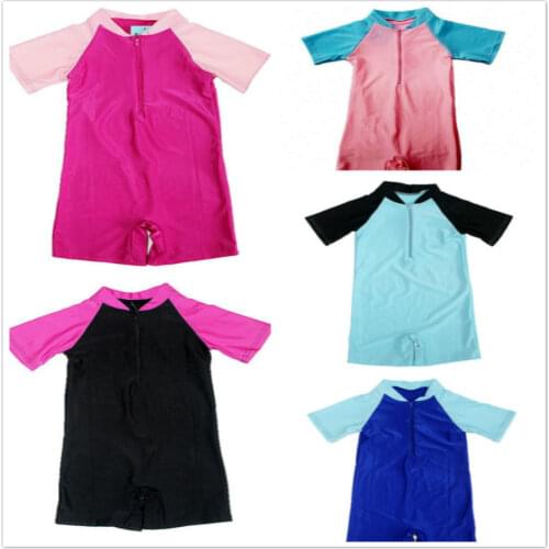 One Piece Swimwear Kids Girl Beachwear Swimsuit Bathing For Boys Conservative Toddler Beach Clothes Baby Girl Bathing Suits