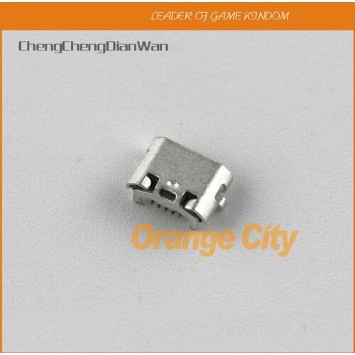ChengChengDianWan 10pcs/lot Power Connector Port Power Charger Socket Mini Usb Data usb socket For PS4 Wireless Controller