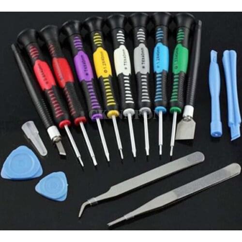 DHL 100PCS 16 In 1 Mobile Phone Repair Tools Screwdrivers Set Opening Kit Precision Cellphone For Iphone Samsun