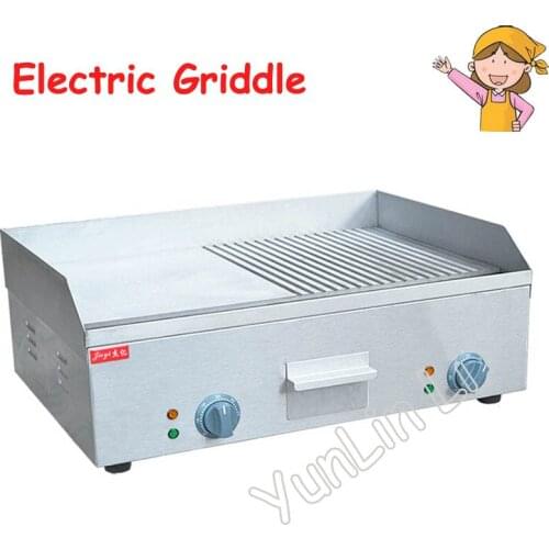 Electric Griddle Stainless Steel Fried Flat Pan for Restaurant FY-600A