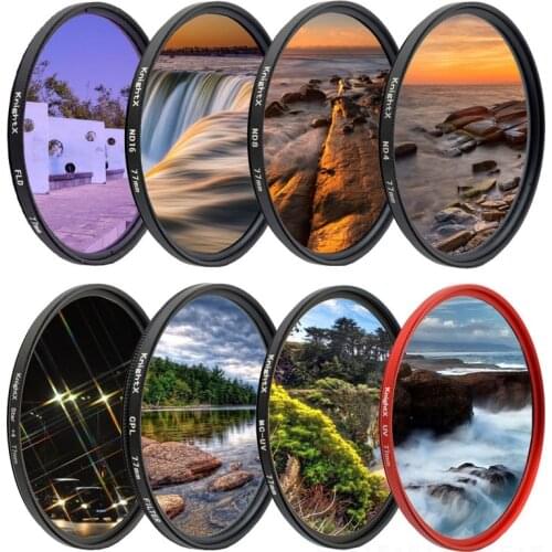 KnightX FLD UV ND Star Camera Lens Filter For canon sony nikon 49 52 55 58 62 67 72 77 mm d5300 set color kit photography 2000d