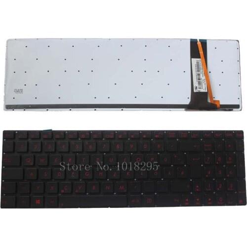 German Laptop Keyboard for ASUS N56 N56V N76 N76V N76VB N76VJ N76VM N76VZ U500VZ N56VV N56VZ U500VZ U500 U500V GR Backlit