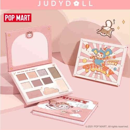 Judydoll Multipurpose Eye Shadow Palette 10 Colors Eyeshadow Matte Shimmer Portable Long Lasting Waterproof Eye Makeup Cosmetic
