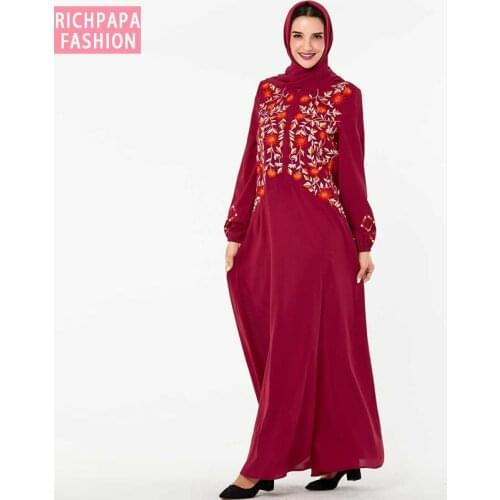 Vestidos Abaya Turkey Dubai Arabic Hijab Muslim Dress Abayas Caftan Kaftan Morocco Robe Musulmane Longue Tesettur Elbise Dresses
