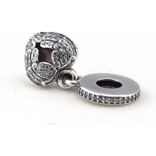 100% 925 Sterling Silver Charms Angel Wings Heart Beads for Jewelry Making Fits Women Charms Original Bracelet kralen