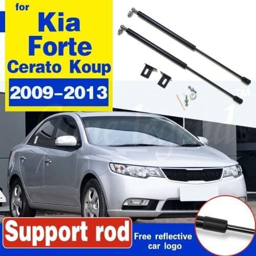 For Kia Forte Cerato Koup 2009-2013 Naza Hood Refit Bonnet Rocks Car-styling Gas Shock Lift Strut Bars Spring Support Rod