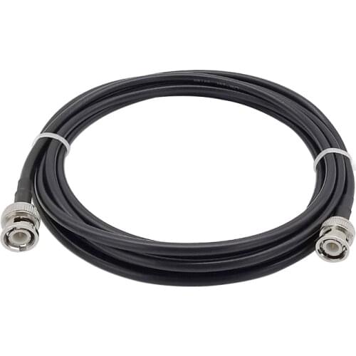 RF Coaxial BNC Male to BNC Male Plug RG58 Cable 50 Ohm Crimp Connector Double BNC Plug Male RG58 Wire 0.5M 1M 2M 5M 10M 20M