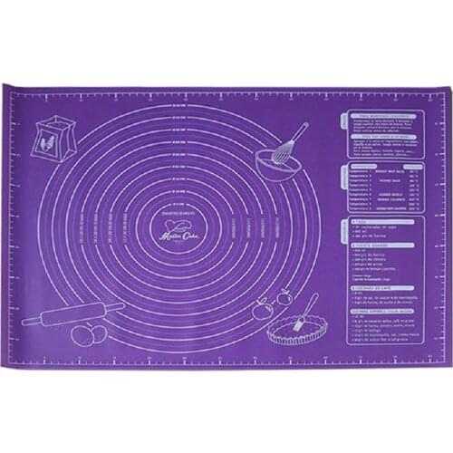 Silicone Mat Baking Pad Baking Sheet Extra Large Non-Stick Baking Mat for Dough Rolling Pizza Dough Kitchen Tools 45x60 60x50 cm