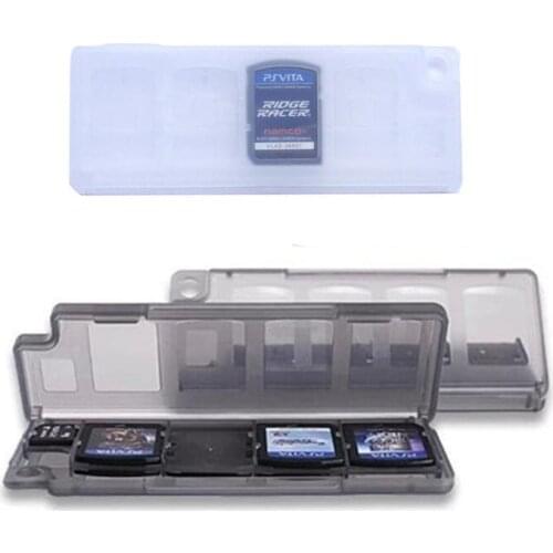 10 in 1 Protective Hard Plastic Memory Game Cards Storage Box Case Holder for Sony PlayStation Psvita PS Vita PSV 1000 2000 Slim