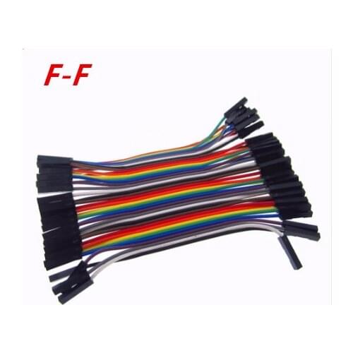 1lot=40pcs/lot 10cm 2.54mm 1pin female to female jumper wire Dupont cable new original