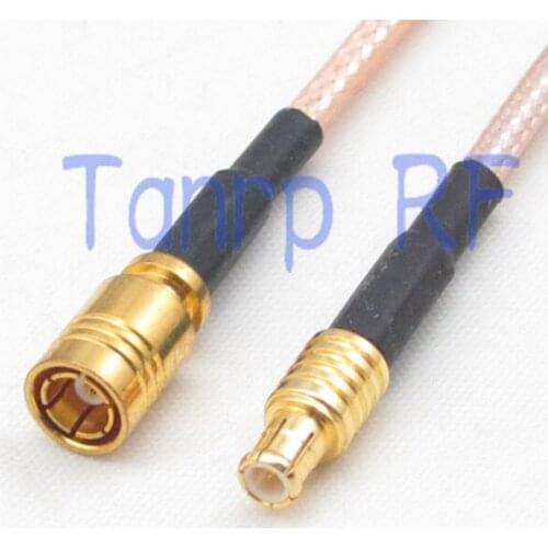 10pcs 6in SMB female jack to MCX male plug RF adapter connector 15CM Pigtail coaxial jumper cable RG316 extension cord