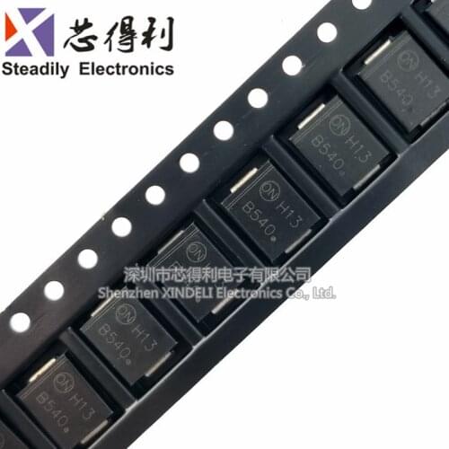 10pcs/lot New Mbrs540t3g Rectifier Diode Array 40V 5A SMC