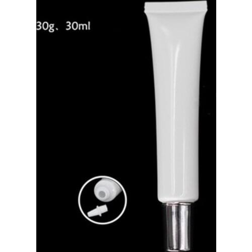 30G 30ML Cosmetics Cream Hose, Medical Ointment Packing Tubes, Hand Cream Packing Hose, Empty Plastic Hose, 100pcs/Lot