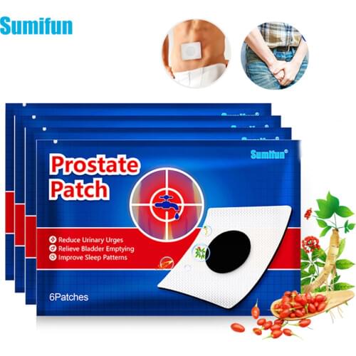 6pcs New Sumifun Prostatic Navel Plaster Prostatitis Prostate Treatment Patches Medical Urological Urology Patch Man Health Care