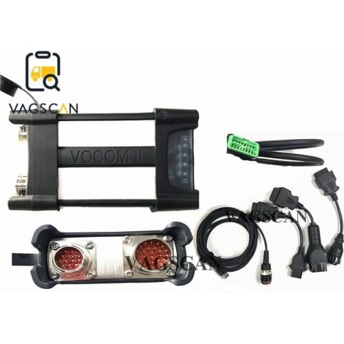 88894000 VOCOM 2 Diagnostic Tool Vocom II Communication Unit OBD2 USB 8 Pin Cable For European Trucks