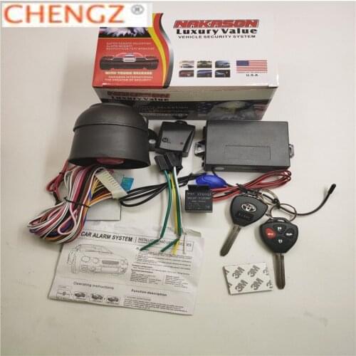 Free shipping 1 set Car Remote Control Central Kit Door Locking Keyless Entry Alarm Vehicle Entry System car-Toyota in U.S.A