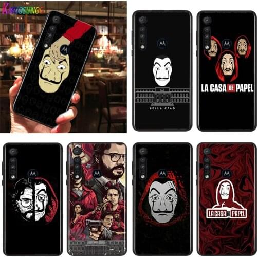 La casa de papel TV For Motorola One Marco Hyper Fusion Plus G9 G8 G 5G E7 E6 Edge Plus Play Power Lite Phone Case