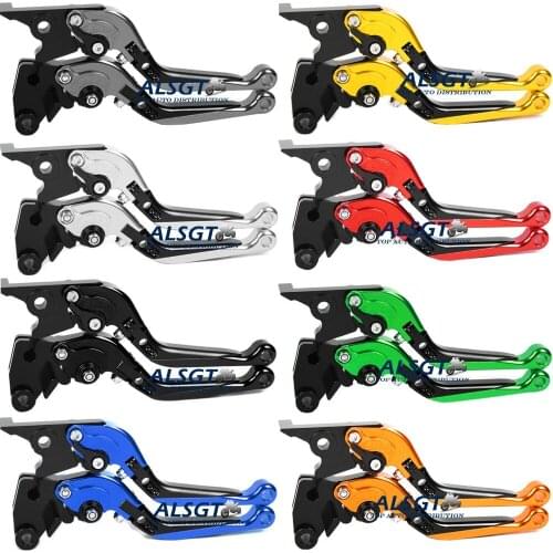 For Vespa 180SS / Vespa PX80-200/PE/Lusso Aluminum CNC Adjustable Folding Extendable Clutch Brake Levers pair