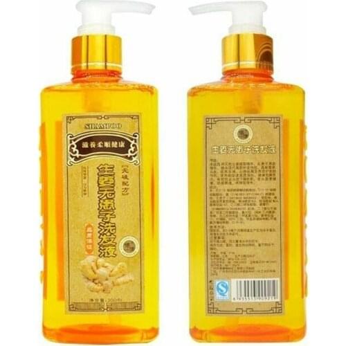Ginger Shampoo Anti Hair Loss Baldness Dandruff Effective Nourishing Moisturizing RP